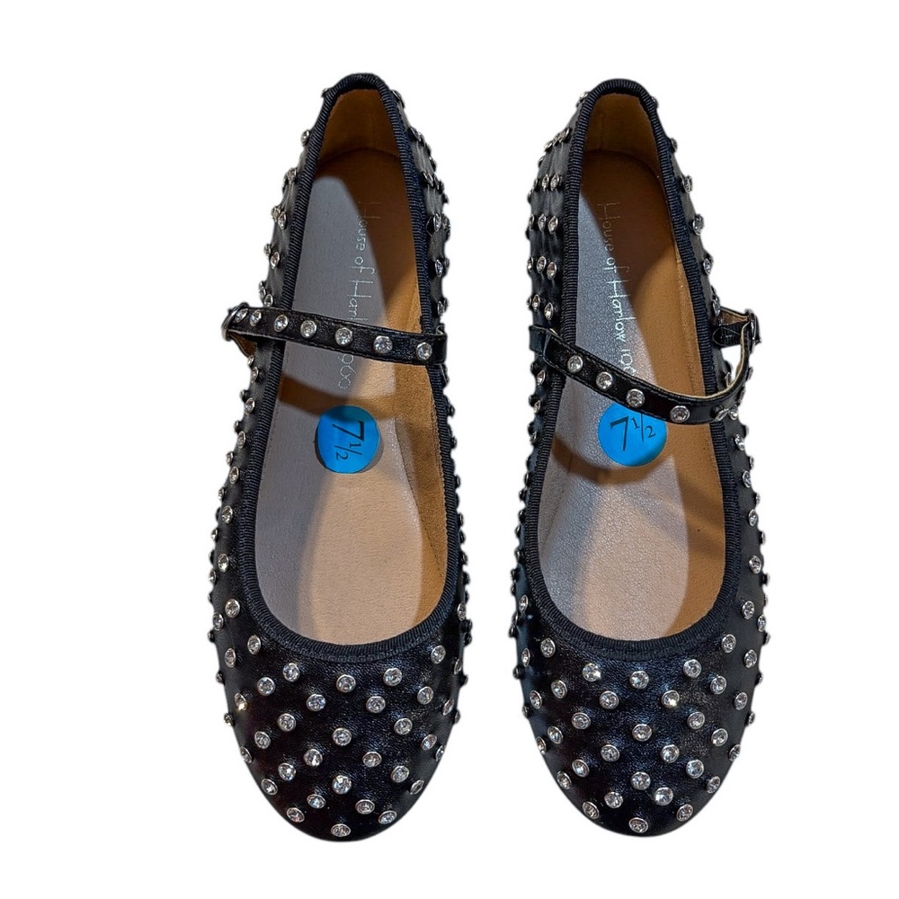 House of Harlow 1960 Flashy Studded Ballerina Flats - Picture 5 of 8